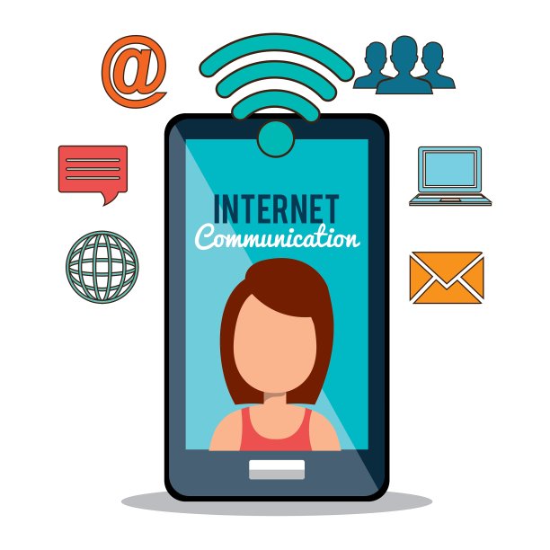 网络通信设计图片下载