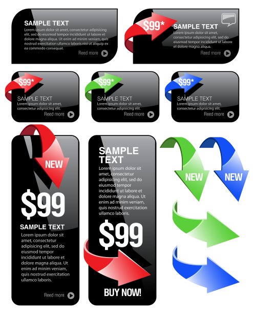 抽象闪光玻璃横幅图片下载