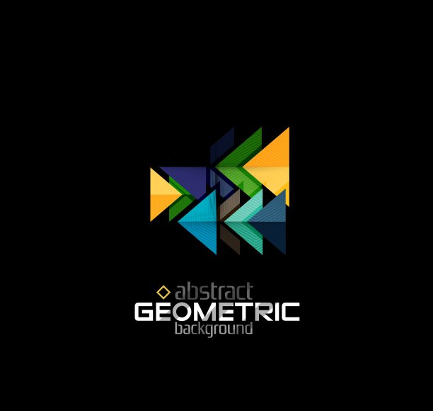 纹理纸几何形状上的黑色图片下载