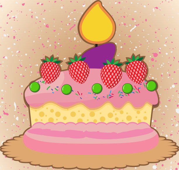 卡通蛋糕图片下载