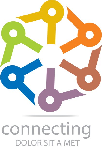 连接设计图标元素图片下载