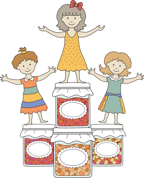 吃果酱的孩子5图片下载