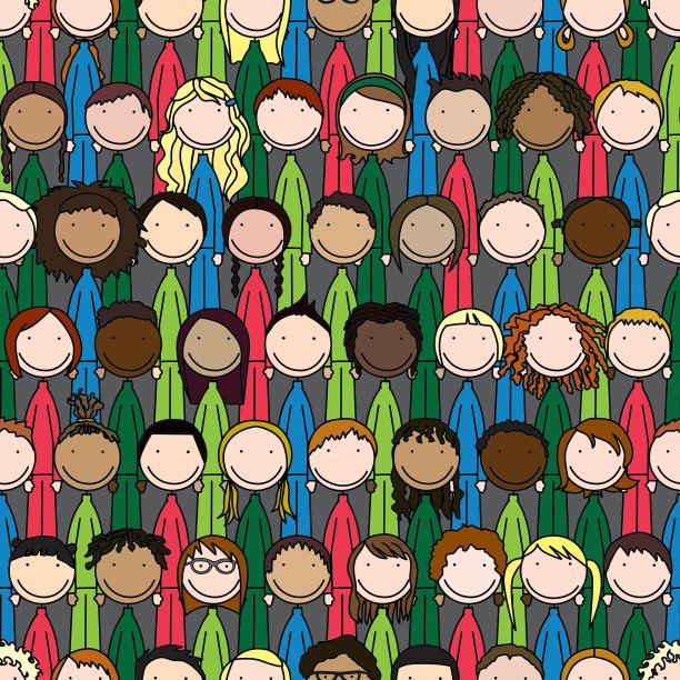 快乐的孩子的模式图片下载