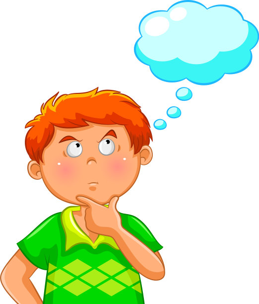 思考的男孩图片下载