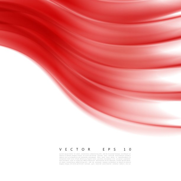 红色背景的曲线图片下载