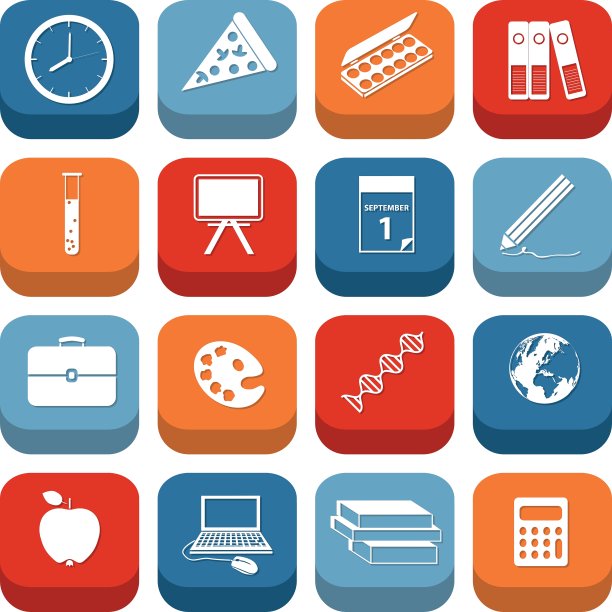 返回学校图标图片下载