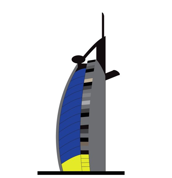 剪影朱美拉海滩酒店图片下载