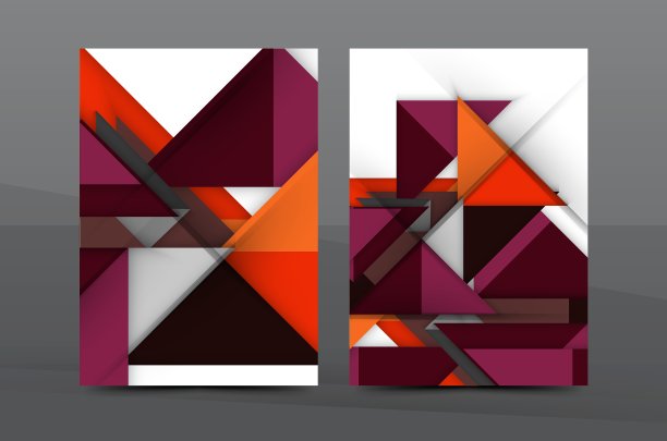 彩色新鲜商业A4封面模板宣传单图片下载