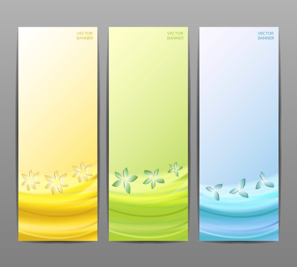 抽象花卉背景手册模板图片下载