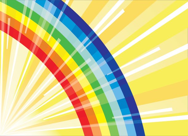 景观与彩虹图片下载