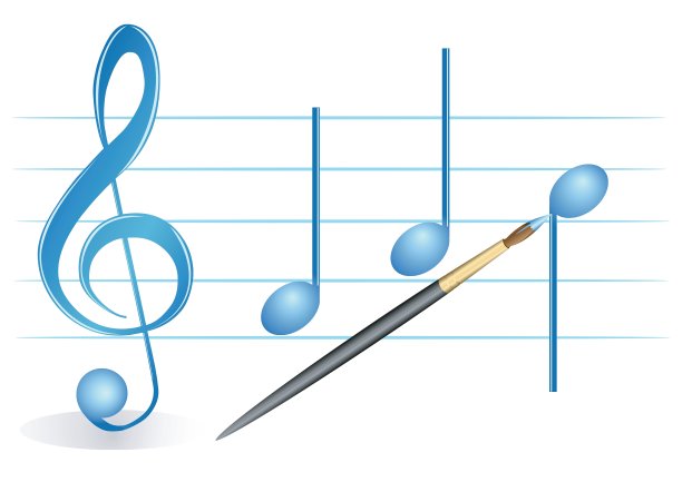 刷的高音谱号图片下载