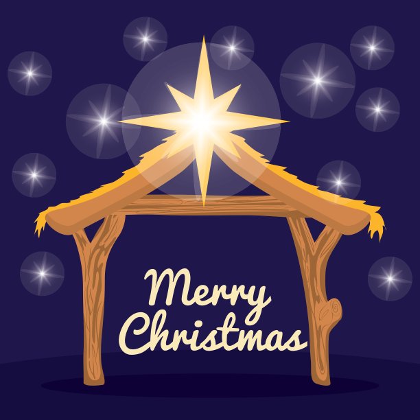 圣诞季卡通平面设计图片下载