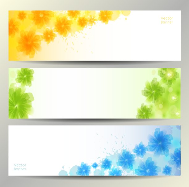 抽象花卉背景手册模板图片下载