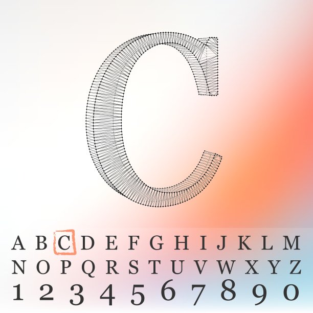 信背景字体图片下载