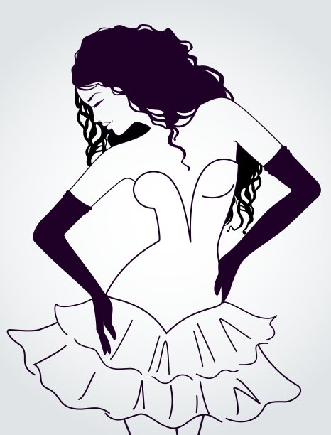 穿着漂亮衣服的女士图片下载