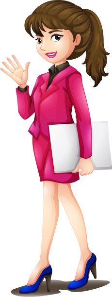 穿粉红色制服的女人图片下载