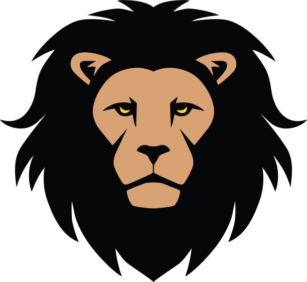 狮子头卡通吉祥物图片下载