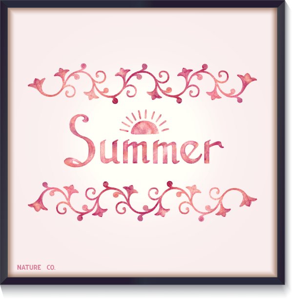 水彩装饰设计图片下载