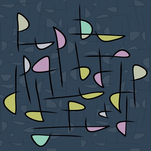 抽象手绘图案10图片下载