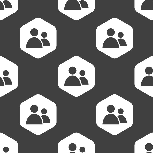 黑色六边形接触模式图片下载