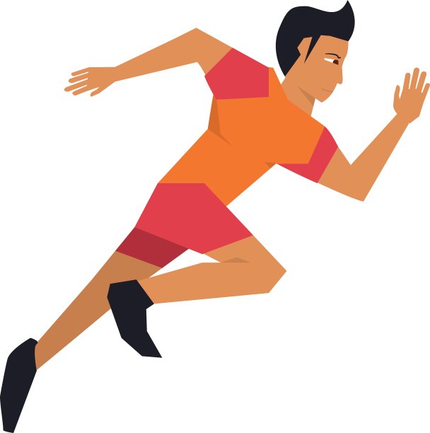 人跑步很快图片下载