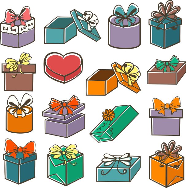 礼品盒套装图片下载