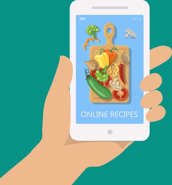 平板式手机在线食谱图片下载