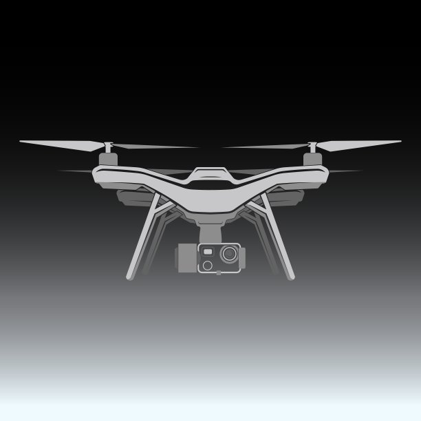 四旋翼无人机无线电飞行摄像机图片下载