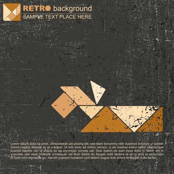 七巧板野生动物图片下载