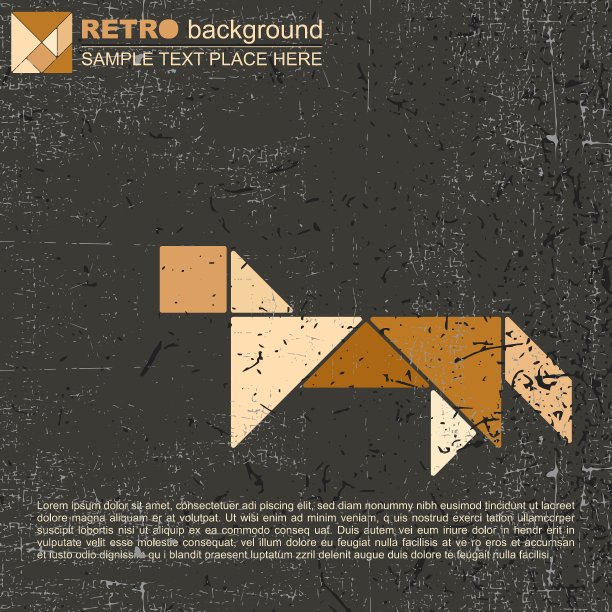 七巧板野生动物图片下载