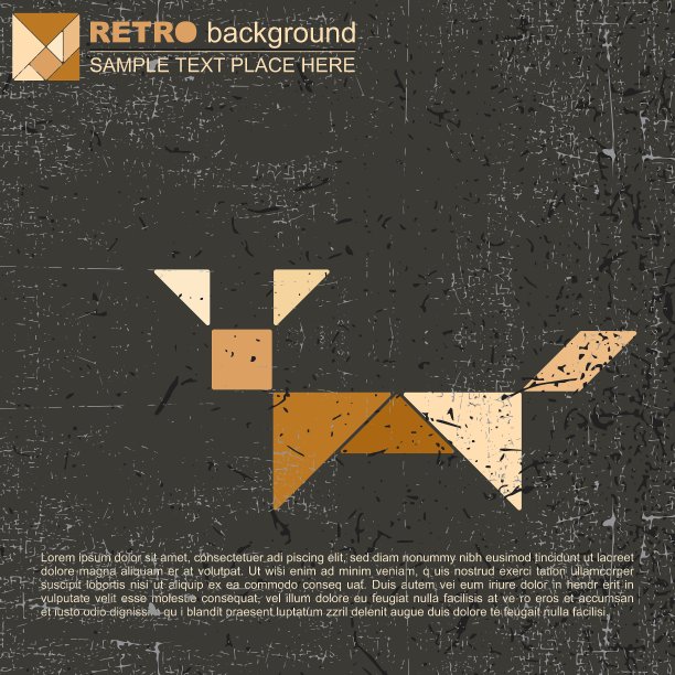 七巧板的猫图片下载