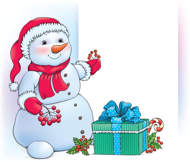 雪人的背景图片下载