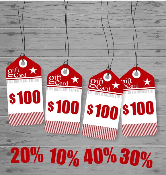 价格标签销售优惠券优惠券复古风格图片下载