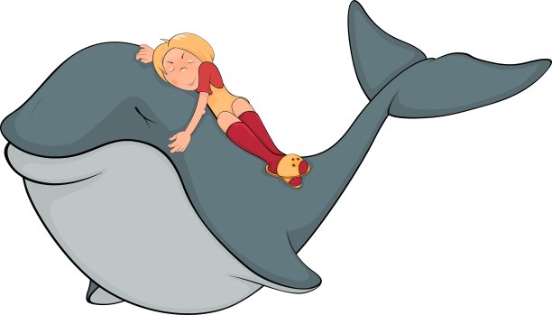 女孩和鲸鱼图片下载
