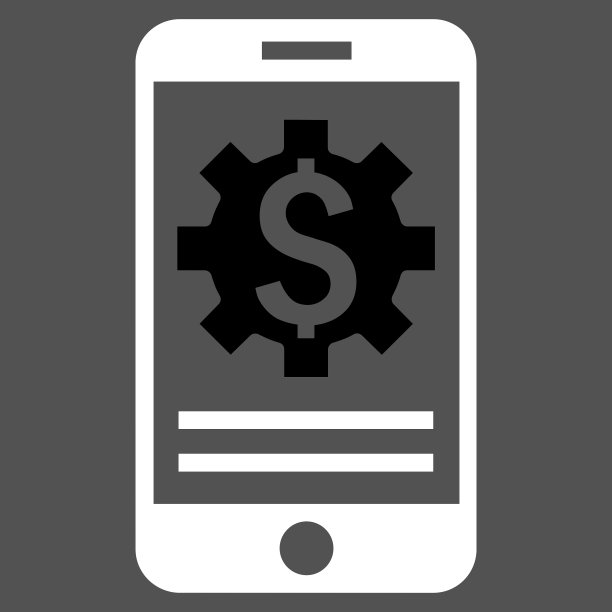 移动银行选项平面图标图片下载