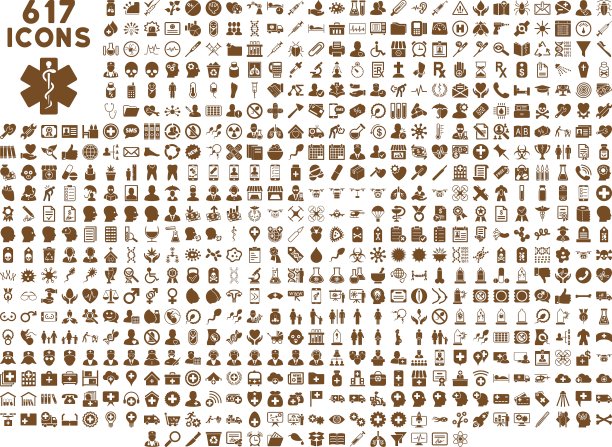 医疗图标集合图片下载