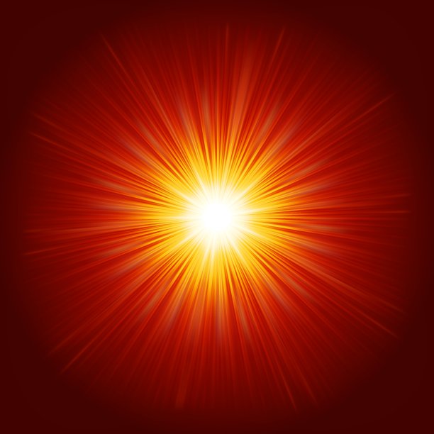 星爆红黄，EPS 10图片下载