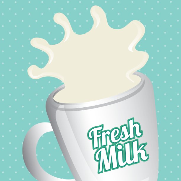 牛奶的设计图片下载