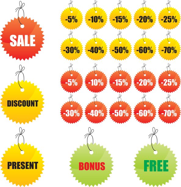 设计销售标签图片下载