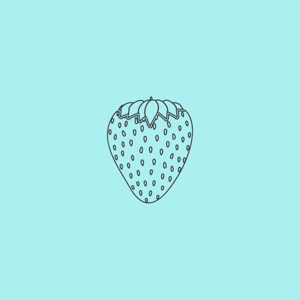 草莓图标图片下载