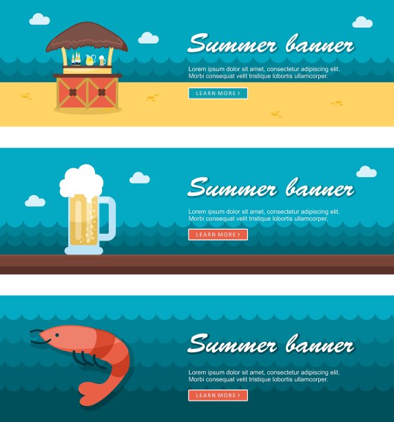 旅游和度假横幅图片下载