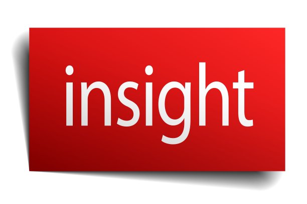 洞悉红方孤立纸上白色标志图片下载