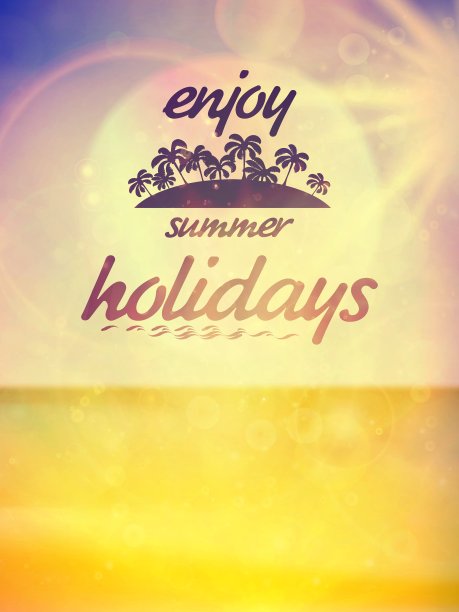 美丽的海景和阳光图片下载