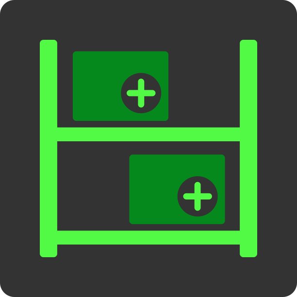 医疗仓库平面按钮图片下载