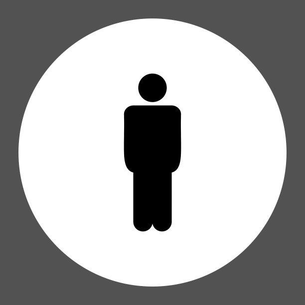 人平黑白圆钮颜色图片下载