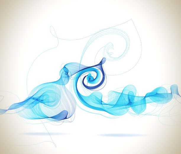 蓝色的抽象图片下载