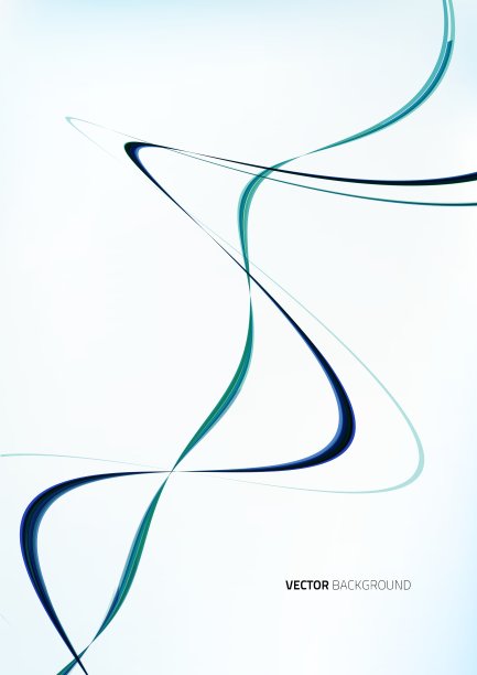 用波浪抽象彩色背景图片下载