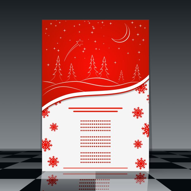 圣诞节的传单图片下载