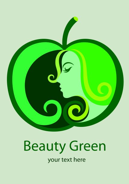 美丽的绿色标志图片下载