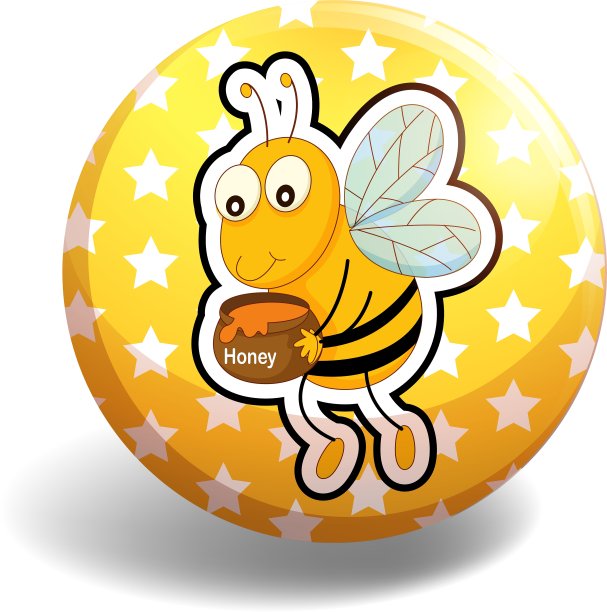 徽章和蜜蜂图片下载